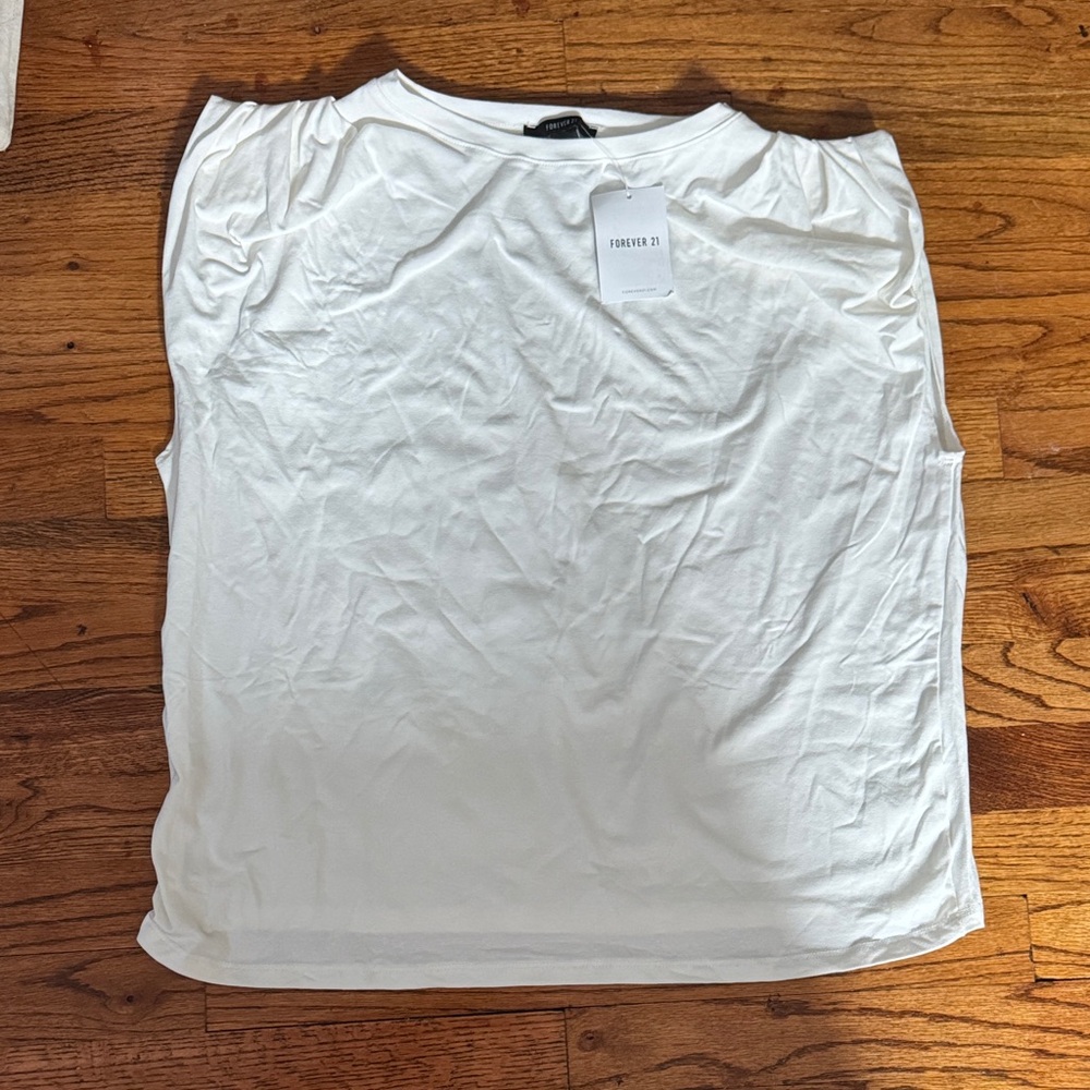 Forever 21 Classic White Tank Top